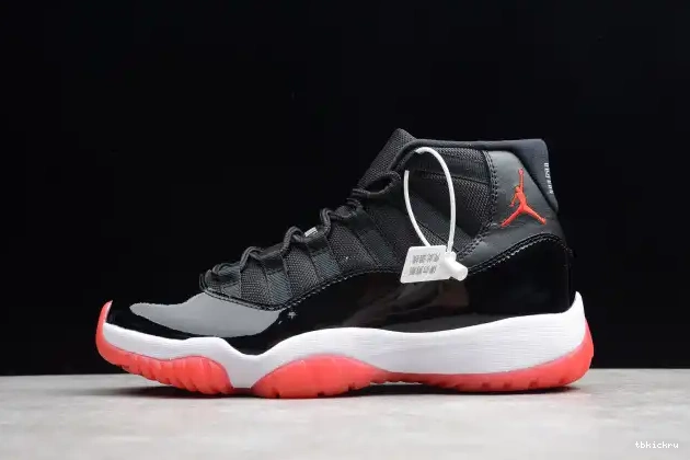 Cheap TBkick Retro Jordan Bred 11 378037-010 Air (2012) 0615